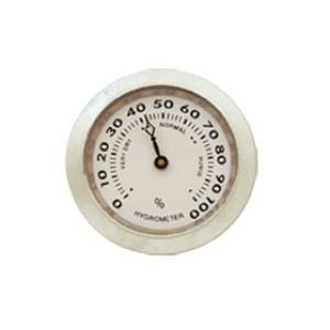Brass Hygrometer (36mm) (silver)  $2.95