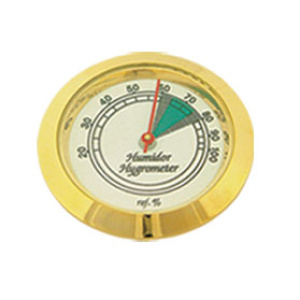Brass Hygrometer (1-3/4") (gold) $3.25