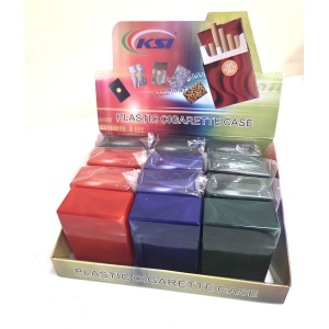Plastic Cigarette Case (K/S, 32ct) $12.60/display (12 pcs)
