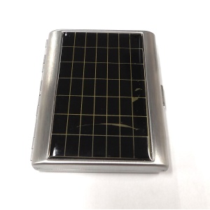Matte Finish Epoxy Grid Pattern Cigarette Case (K/S, 20 ct) - Imperfect sold as is  $3.50