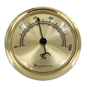 Analog Hygrometer (2-3/4") (gold)  $2.75