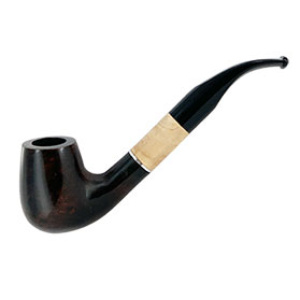 European Briar Pipe Handcrafted in Germany (7") (Dark Brown) $25.00