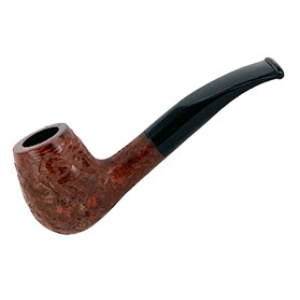 European Textured Briar Pipe Handcrafted in Germany (Brown) $25.00