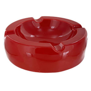 Round Ceramic Cigar Ashtray (8" red) $16.00