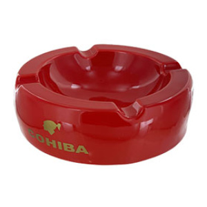 Round Ceramic Cigar Ashtray w/Cohiba Logo (8" red) $18.00