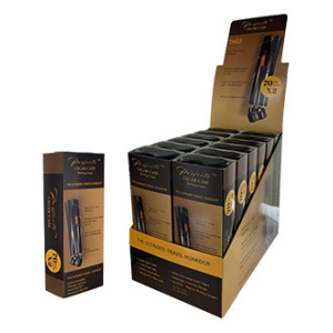 Perfecto 2 Fingers Telescopic Cigar Tube (70R) w/Built-In Hygrometer $60.00/display (12pcs)
