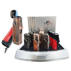 Zico Triple Torch Flame Lighter w/Cigar Punch $77.50/display (10 pcs)