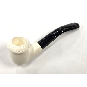 100% Solid Block Mini Meerschaum Pipe w/Gift Box (Calabash) - Imperfect sold as is $5.00