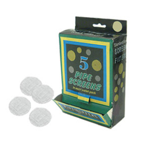 Pipe Screen (silver) (1")  $7.00/box