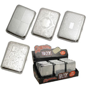 Metal Cigarette Case  $30.00/display (12 pcs)