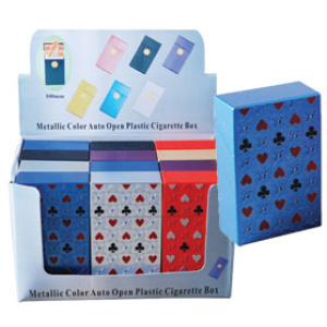 Plastic Cigarette Case $21.60/display (12 pcs)