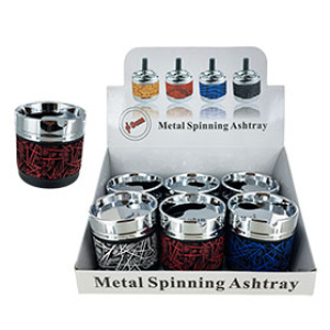 Metal Ashtray  $25.50/display (6 pcs)
