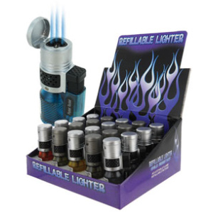 Triple Torch Flame Lighter  $70.00/display (20 pcs)
