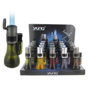 Plastic Triple Torch Lighter   $79.00/display (20 pcs)