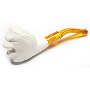 Mini Meerschaum Pipe - Lion $10.50