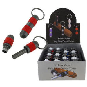 Techno Metal Key Ring Punch $60.00/display (20 pcs)