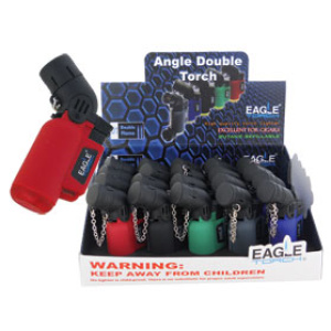 Angle Double Torch Lighter  $58.00/display (20 pcs)