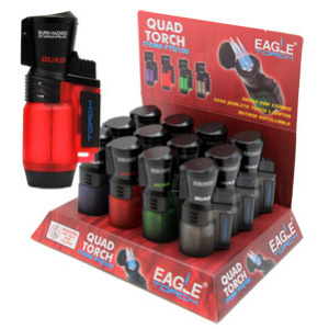 Eagle Quad Torch  $72.00/display (12 pcs)