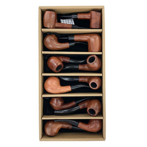 Wooden Pipe Set  $144.00/display (12 pcs)
