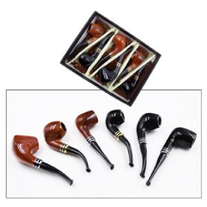 Wooden Pipe Set  $93.00/set (6 pcs)