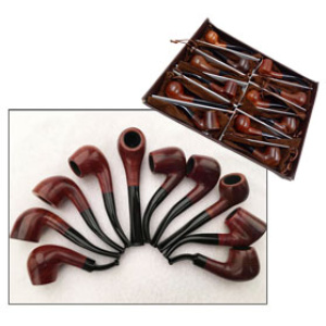Wooden Pipe Set  $114.00/set (12 pcs)