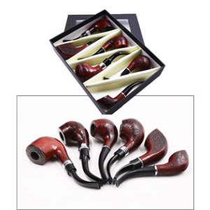 Wooden Pipe Set  $31.50/set (6 pcs)