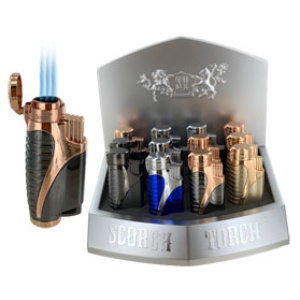 Scorch Triple Torch Lighter $93.00/display (12 pcs)