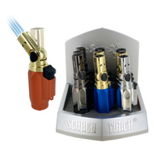 Scorch Quadruple Torch Lighter  $65.25/display (9 pcs/display)