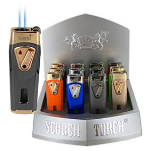 Scorch Flint Double Torch Lighter  $78.00/display (12 pcs)