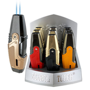 Scorch 5.5" Double Torch Lighter  $90.00/display (9 pcs)