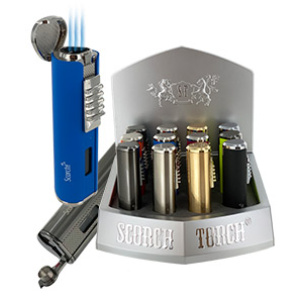 Scorch Triple Torch Lighter $99.00/display (12 pcs)