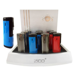 Zico Quadruple Torch Lighter   $92.50/display (10 pcs)