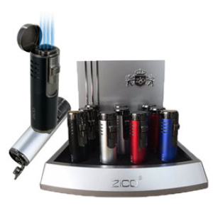 Zico Quadruple Torch Lighter   $77.50/display (10 pcs)