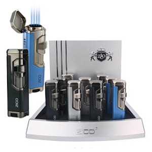Zico Quadruple Torch Lighter  $76.50/display (9 pcs)