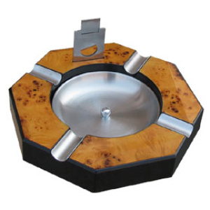Wooden Ashtray w/cutter $29.95