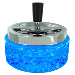 Glass Spin Ashtray (Blue)  $6.95