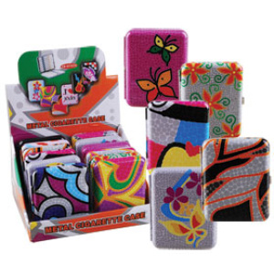Metal Cigarette Case  $18.00/display (12 pcs)