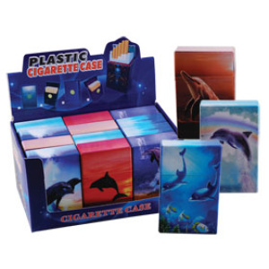 Plastic Cigarette Case  $20.40/display (12 pcs)