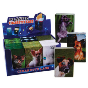 Plastic Cigarette Case  $21.00/display (12 pcs)