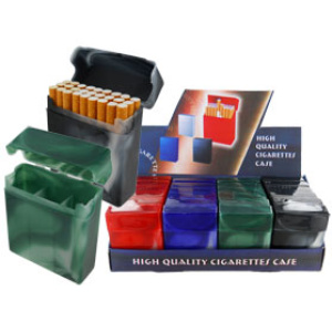 Plastic Cigarette Case  $21.60/display (24 pcs)