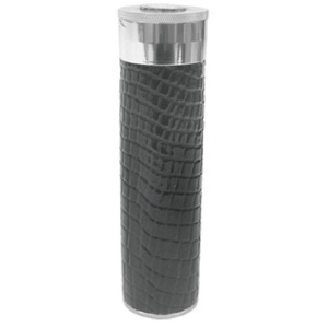 Cigar Tube - Leather/Metal