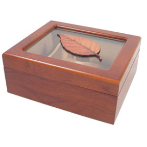 Glass Top Humidor  $36.00